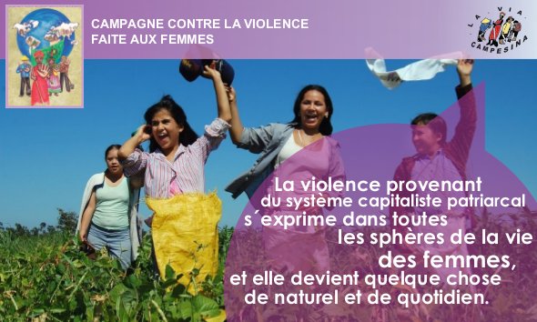 25 novembre : Mettons fin à la Violence contre les Femmes !